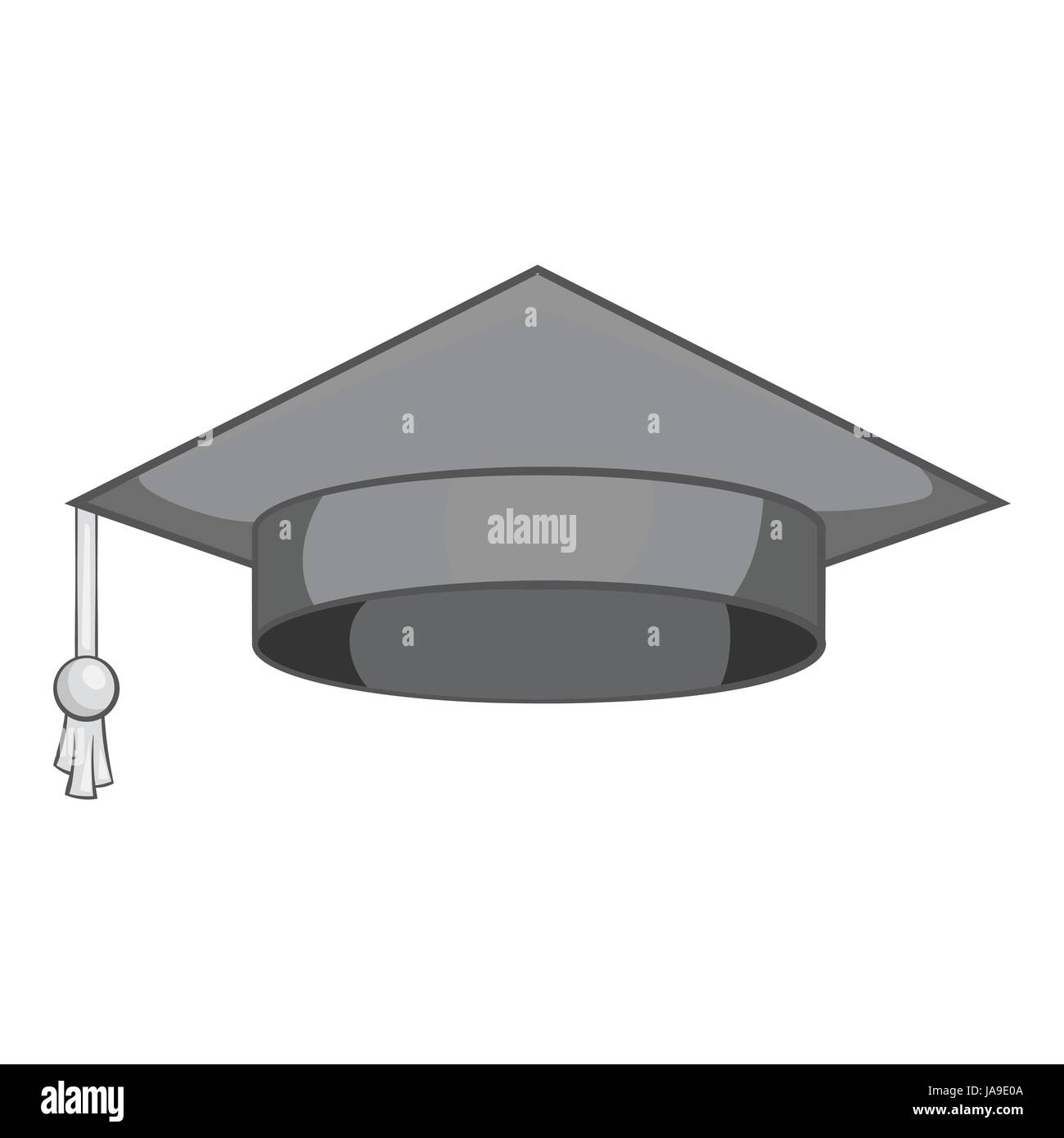 Hat student icon, gray monochrome style Stock Vector Image & Art - Alamy