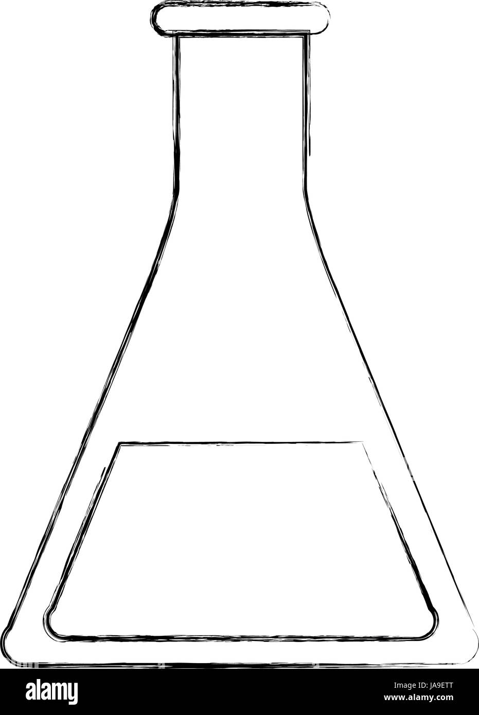 Chemical laboratory equipment sketch. Hand drawn glass beaker illustration.  Chemical and alchemy lab glassware drawing. Vector beaker for science  experiments or alchemy.:: موقع تصميمي