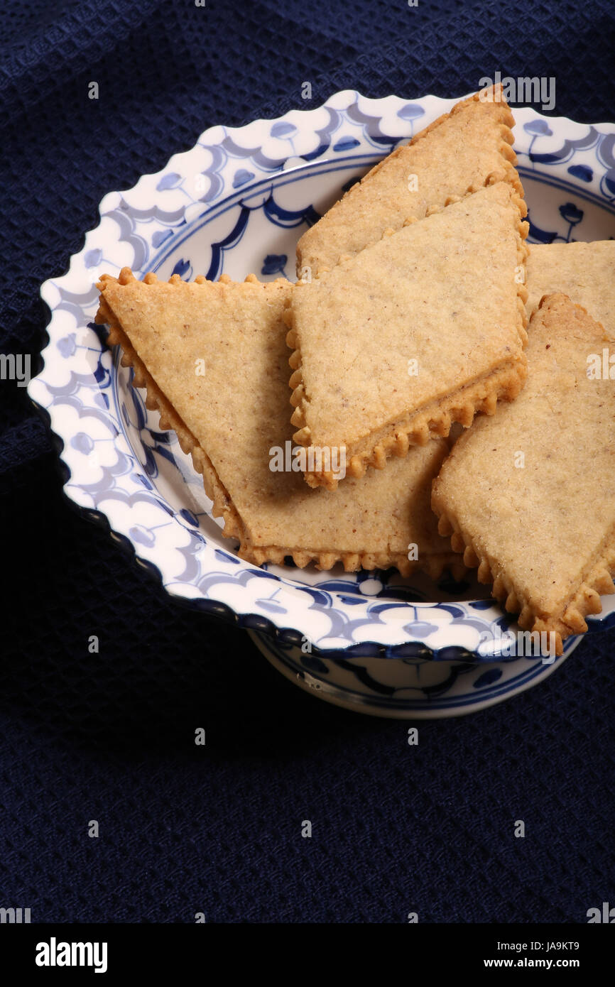 blue, biscuits, cookies, filbert, hazelnut, striped, food, aliment ...