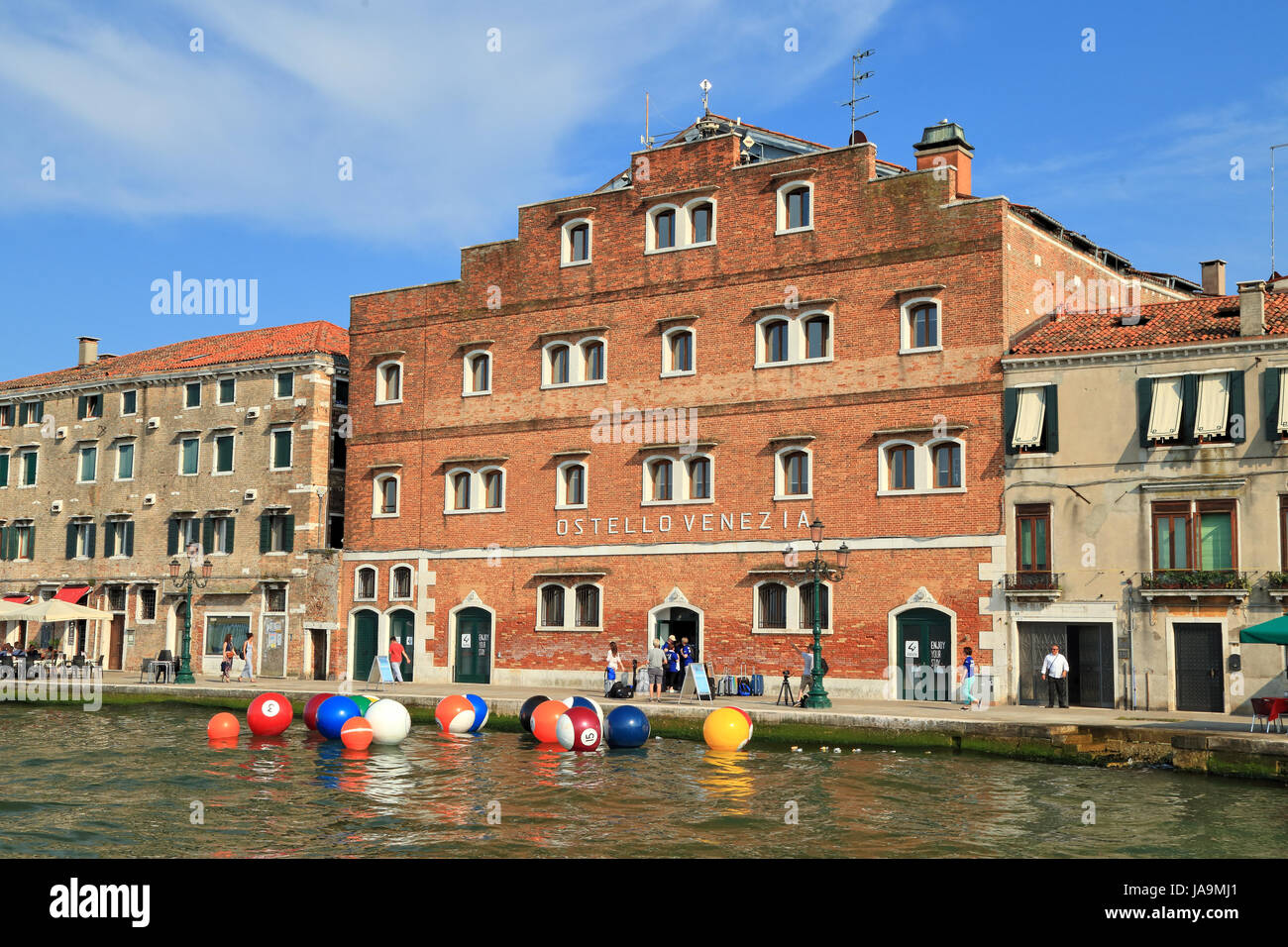 Ostello di Venezia (Youth Hostel). River Pool by Otto Vincze at Venice  Biennale 2017 Stock Photo - Alamy, image size:1300x956