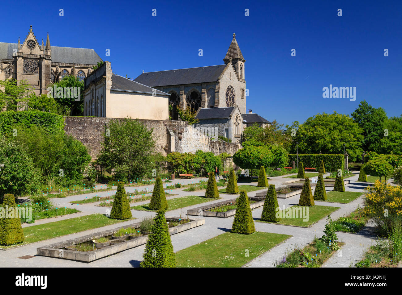 France Haute Vienne Limoges The Jardin Botanique De L Eveche Stock Photo Alamy