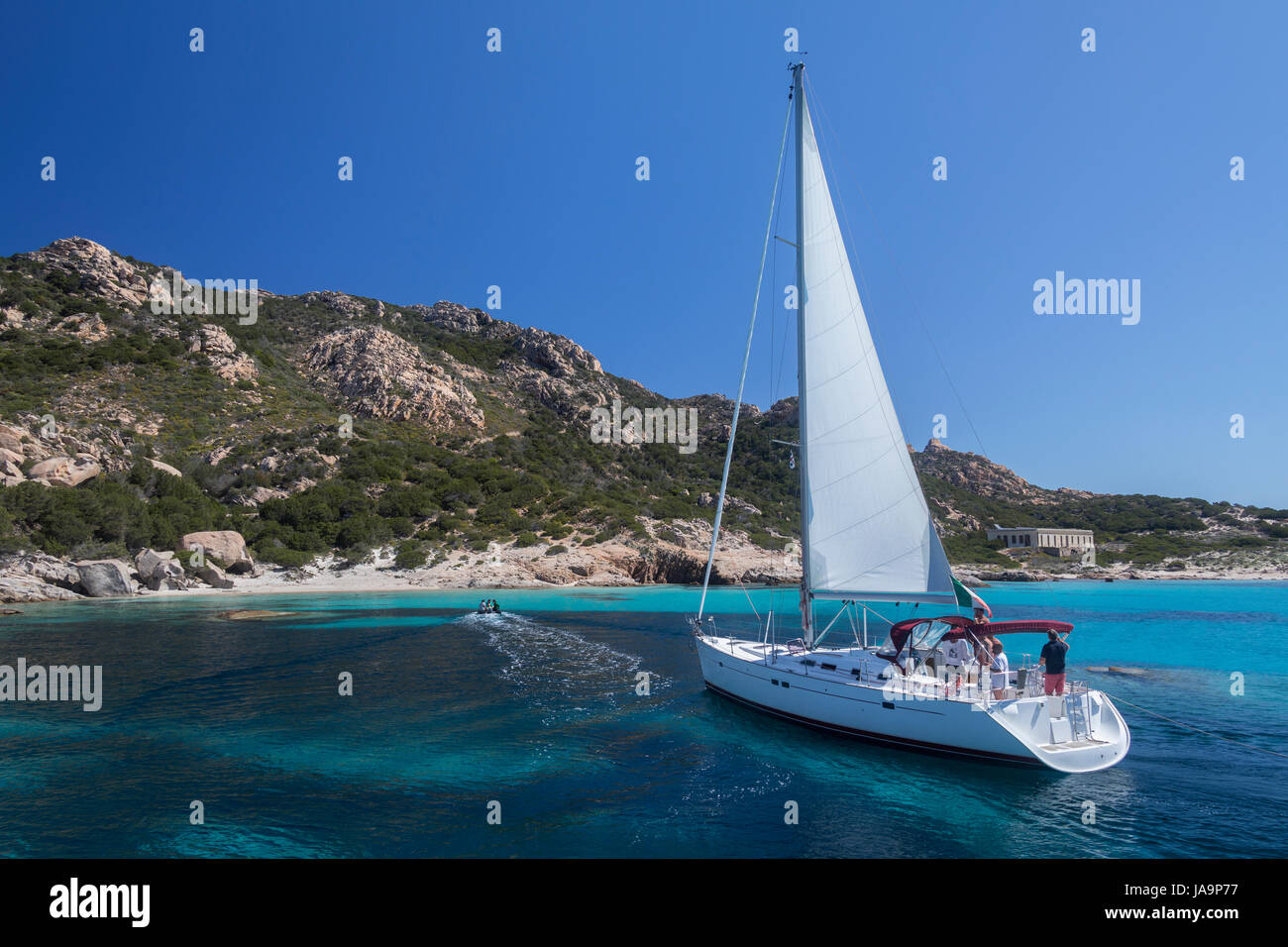 The Maddalena Archipelago a group of islands in the Straits of