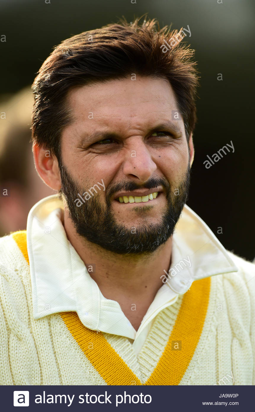File Photo Dated 05 07 2014 Of Shahid Afridi Stock Photo