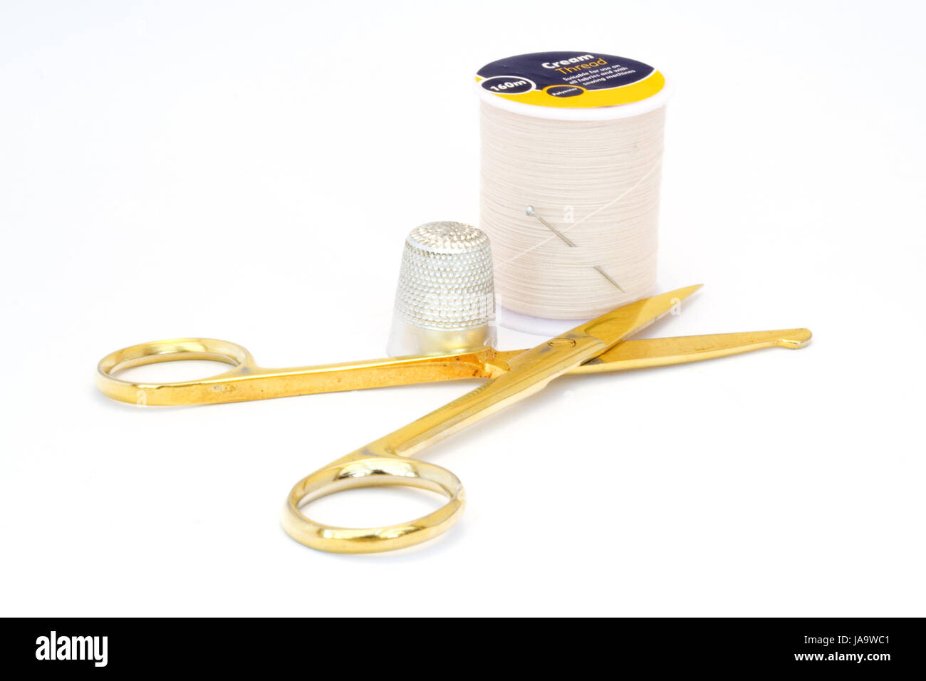 isolated, measured, sured, measure, scissors, scissor, needle, thread