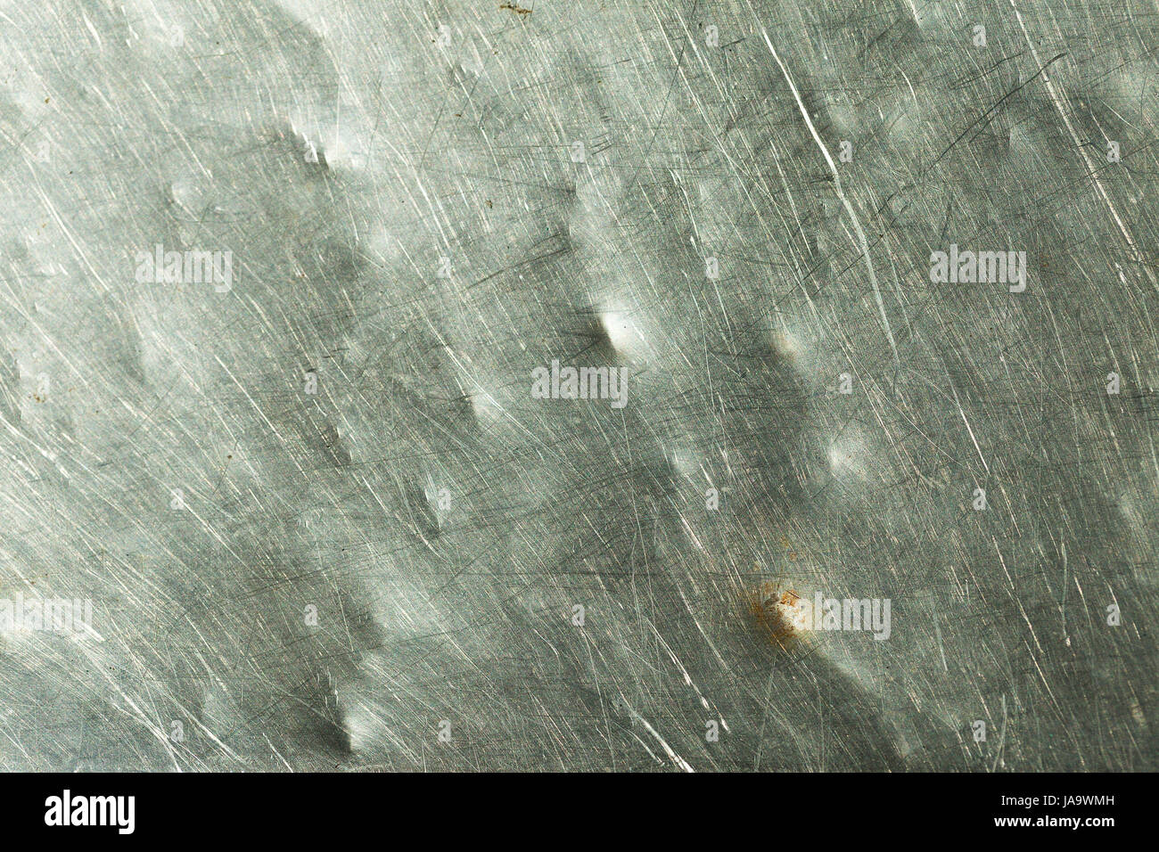 old scratched metal texture with shaded edges Stock Photo