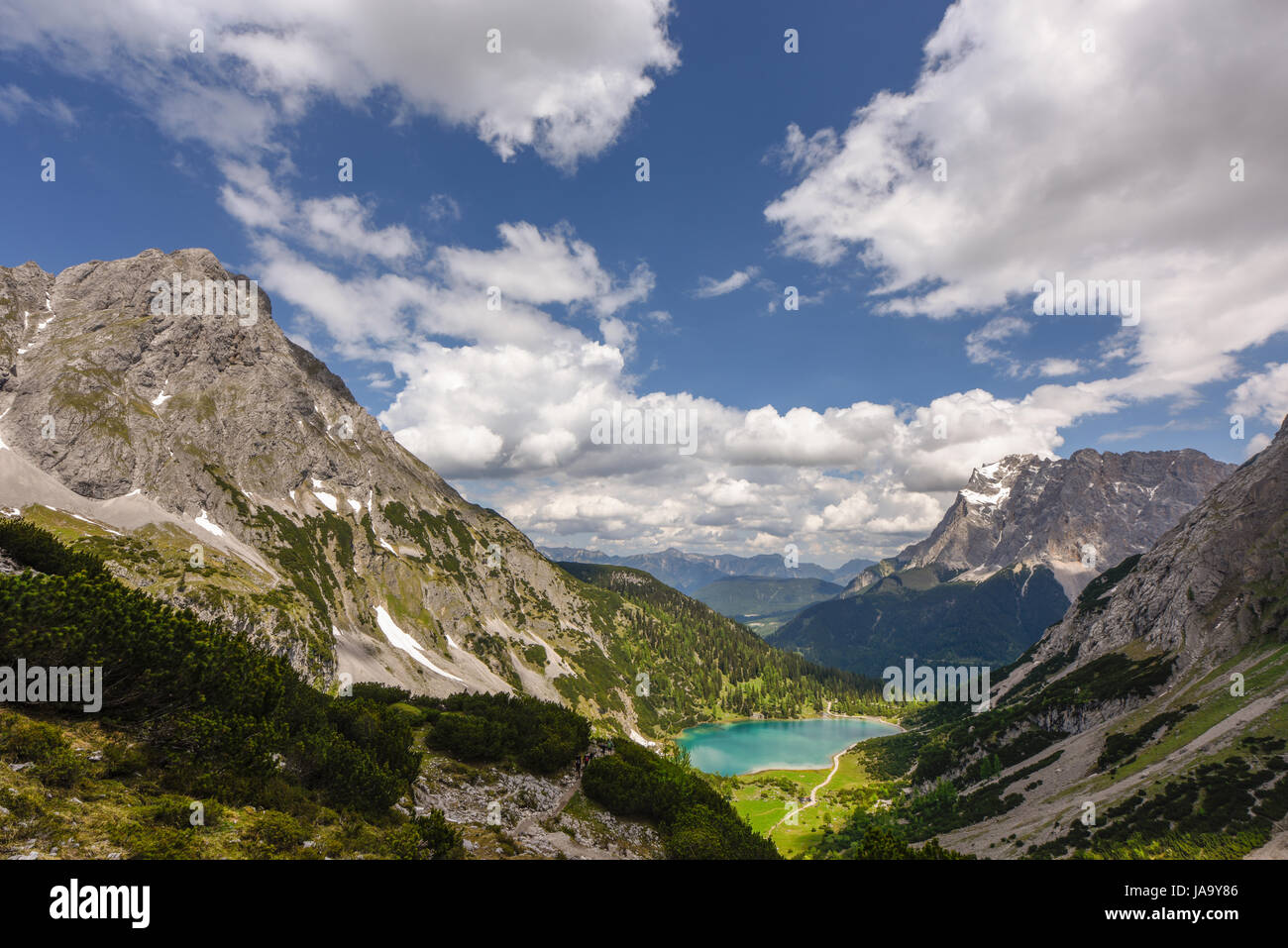 Hike to the zugspitze hi-res stock photography and images - Alamy