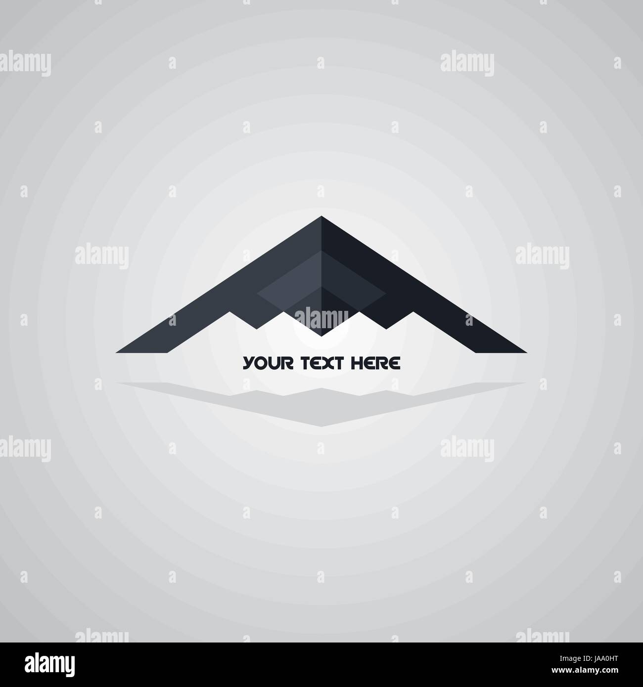 Stealth bomber logo hi-res stock photography and images - Alamy