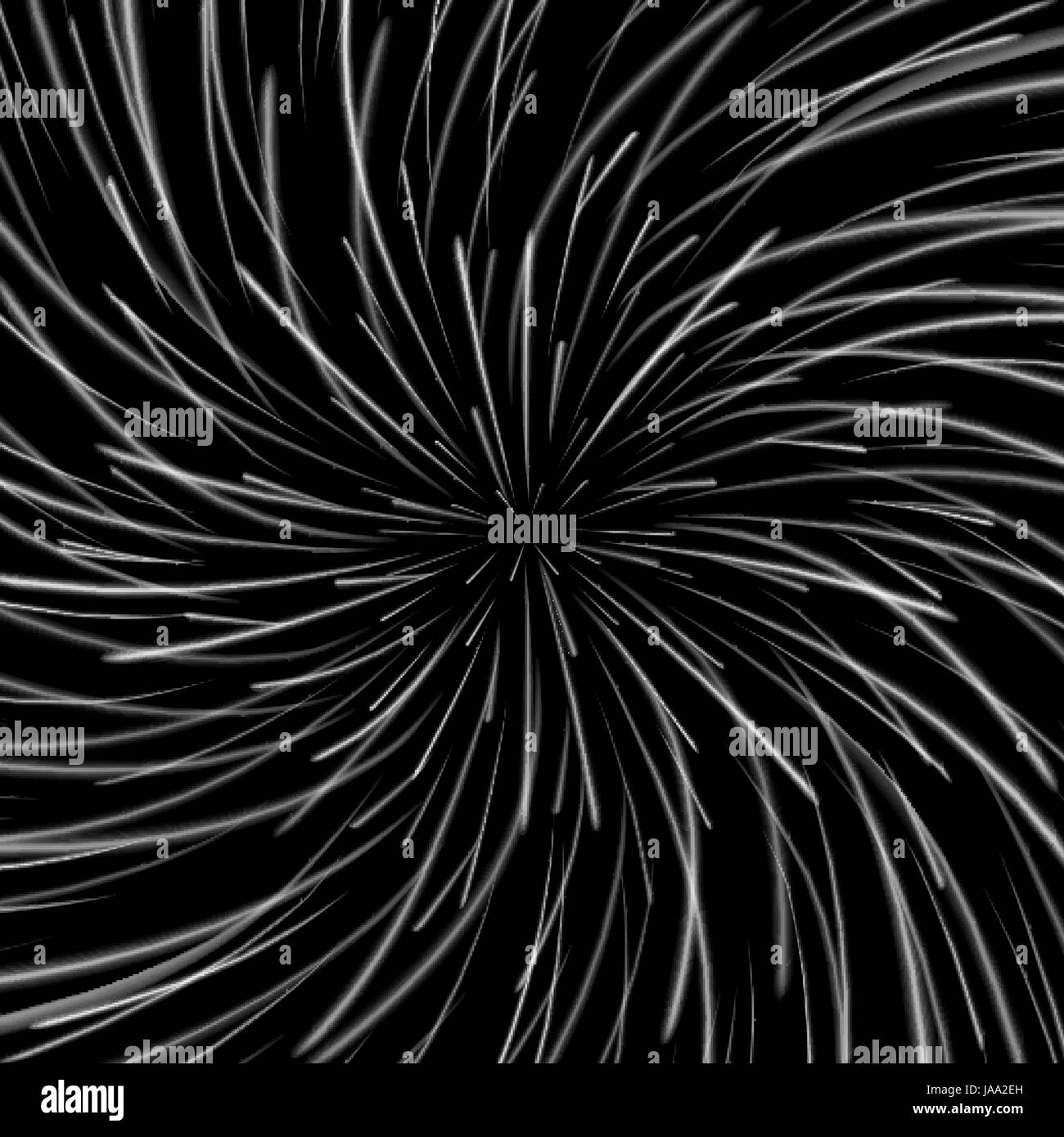 Space Vortex Vector. Abstract Background With Star Warp Or Hyperspace. Stock Vector