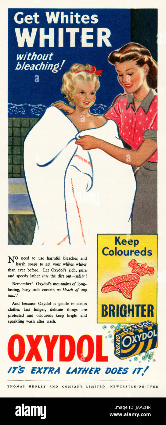 Vintage laundry detergent box High Resolution Stock Photography and