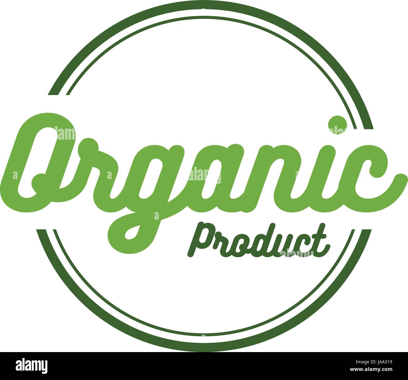 vector round retro vintage grunge label for bio organic product Stock ...