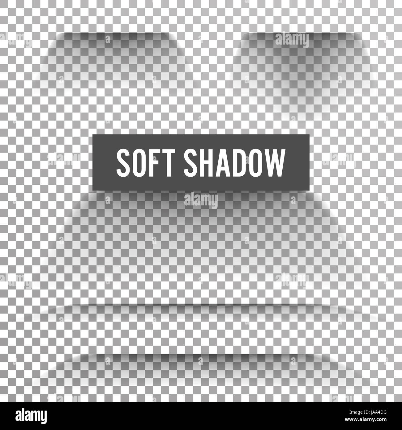Transparent Soft Shadow Vector. Transparent And Gradient Effect With ...