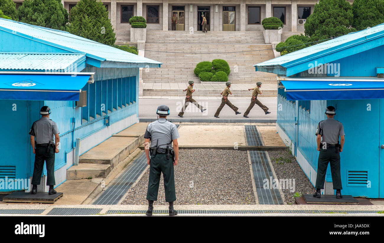 Joint Security Area, DMZ Stock Photo