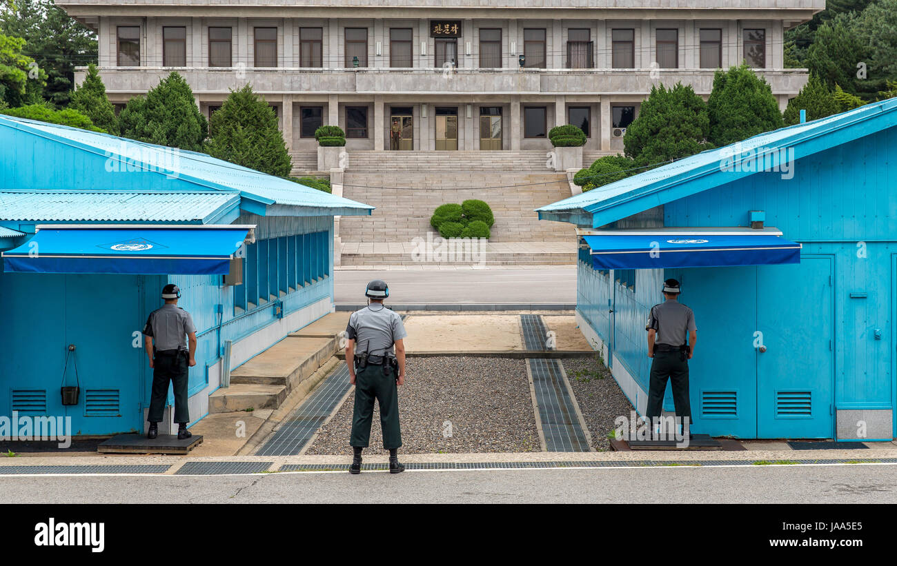 Joint Security Area, DMZ Stock Photo