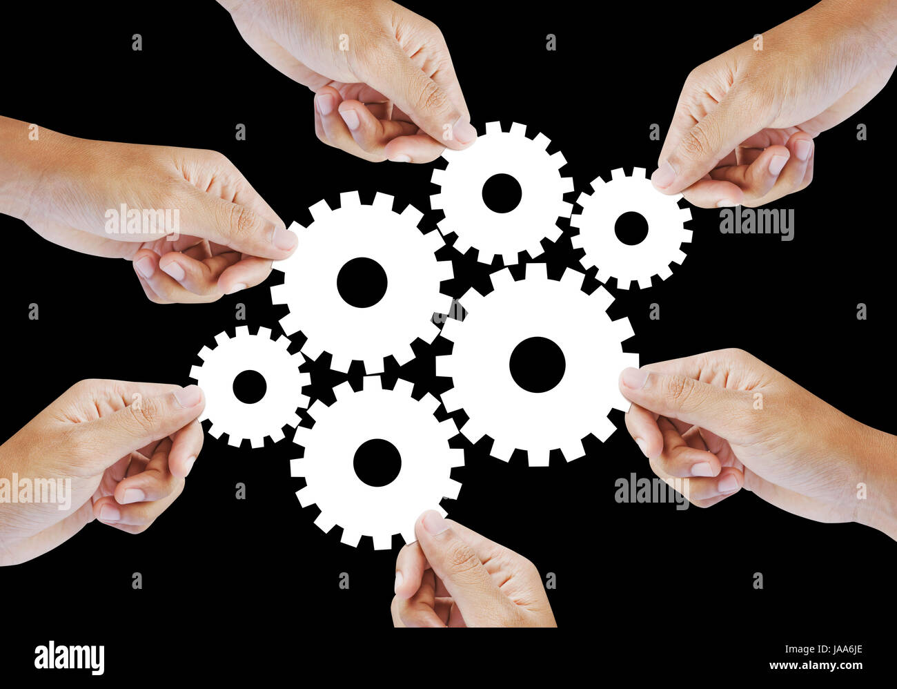 Wheel Structure Teamwork Teamwork works together to build a cog wheel gear system, Business ...