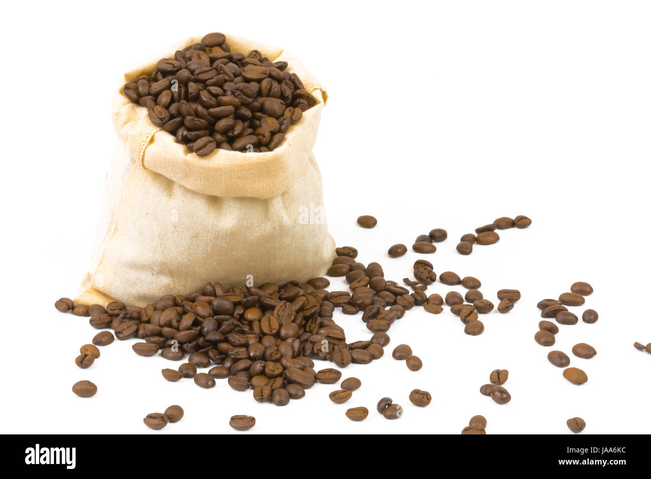 still life, coffee, coffee bean, isolated, freshness, taste, one, bag, product, Stock Photo