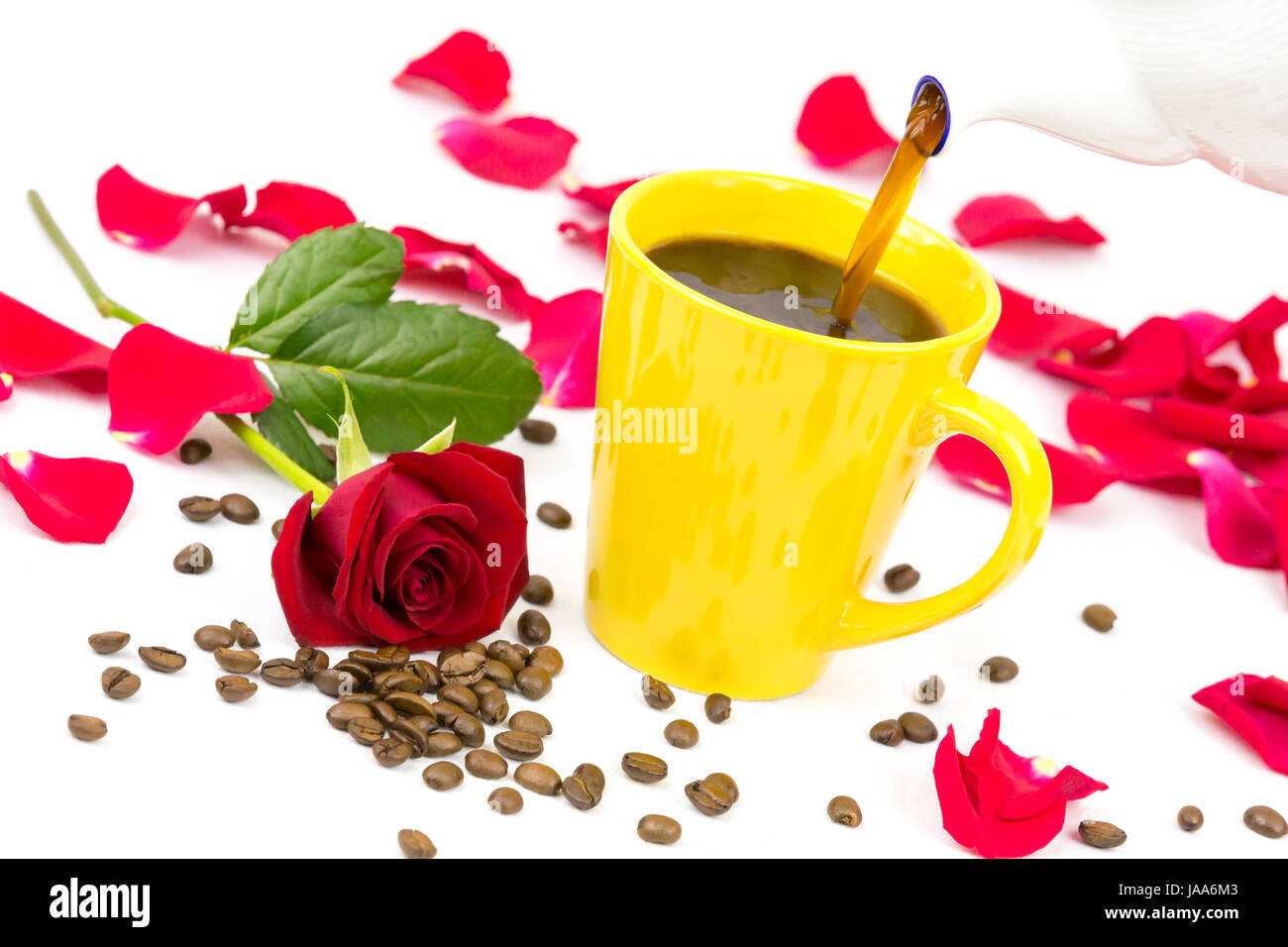 cup, still life, coffee, coffee bean, coffee cup, coffee beans, cup, still Stock Photo