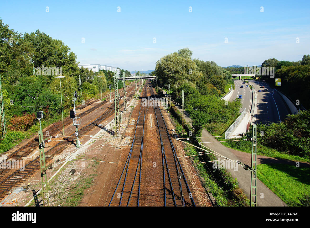 railway, locomotive, train, engine, rolling stock, vehicle, means of travel, Stock Photo