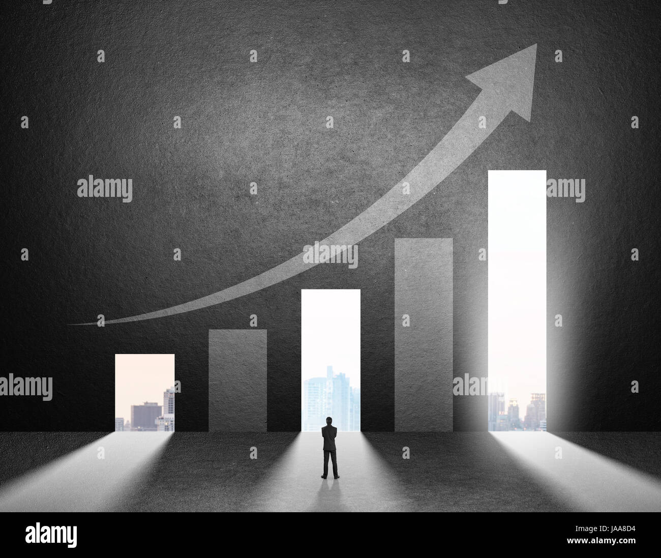 Growth chart door hires stock photography and images Alamy