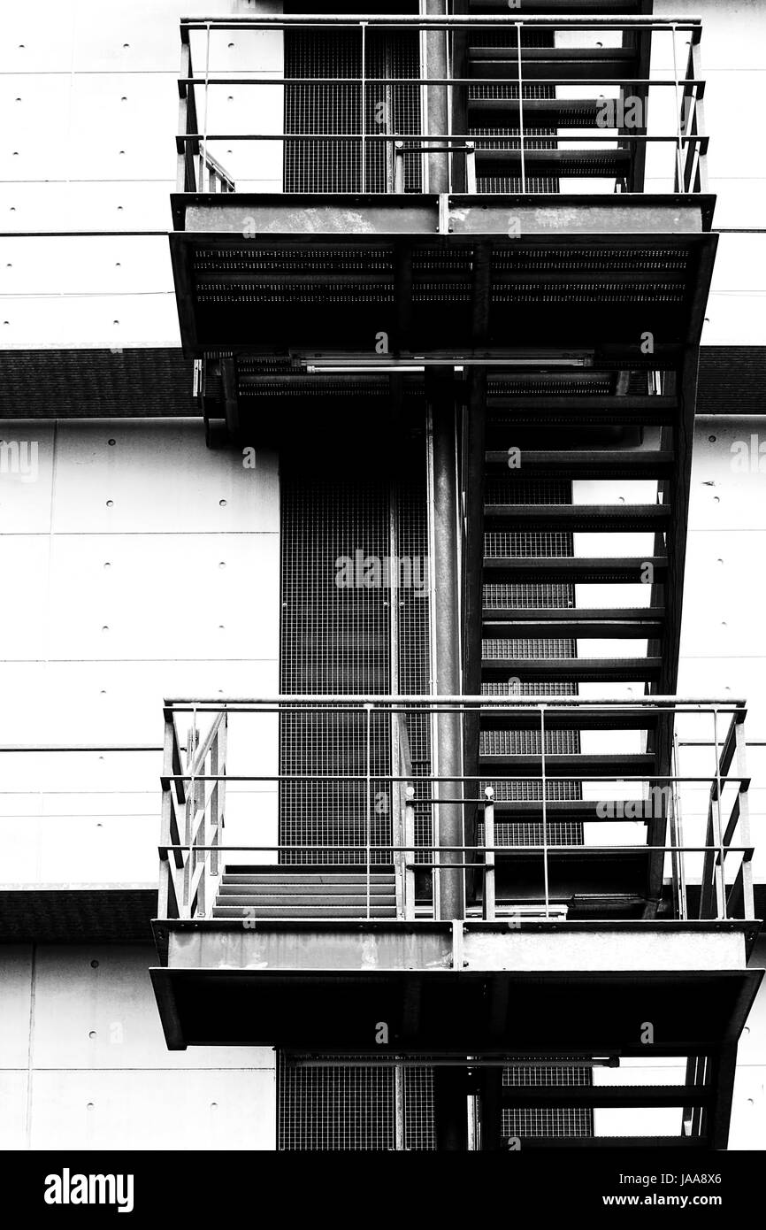 Fire Escape Stock Photo Alamy