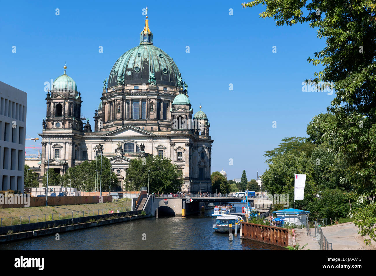 Berliner Dom (Berlin Cathedral) on Museum Island (Museuminsel), Mitte, Berlin, Germany Stock Photo