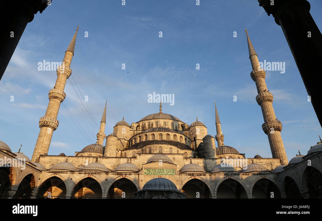 Sultanahmet Blue Mosque in Istanbul City, Turkey Stock Photo - Alamy