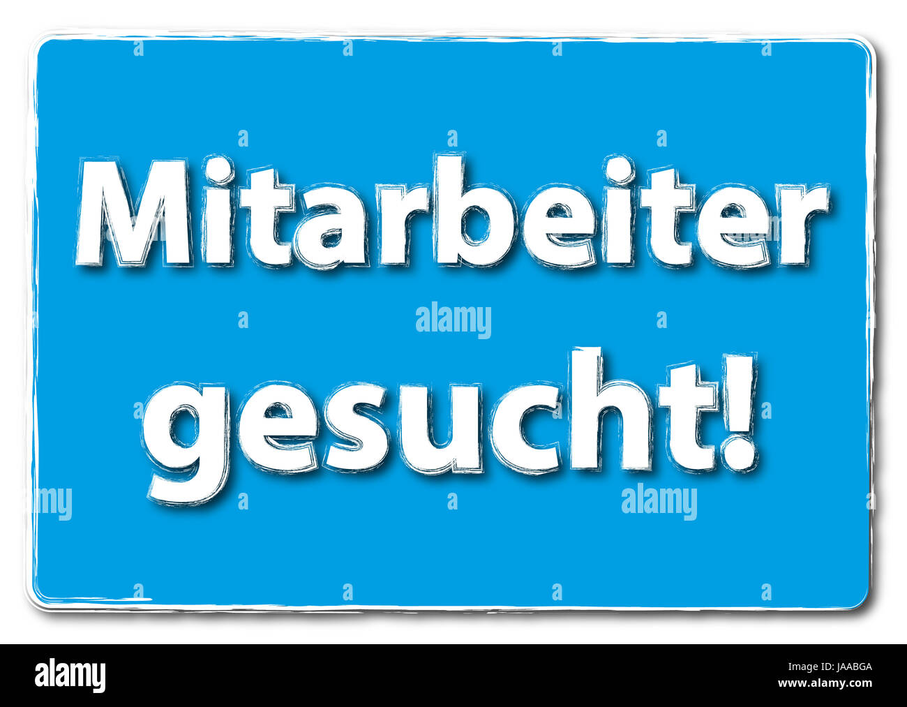 mitarbeiter gesucht schilder
