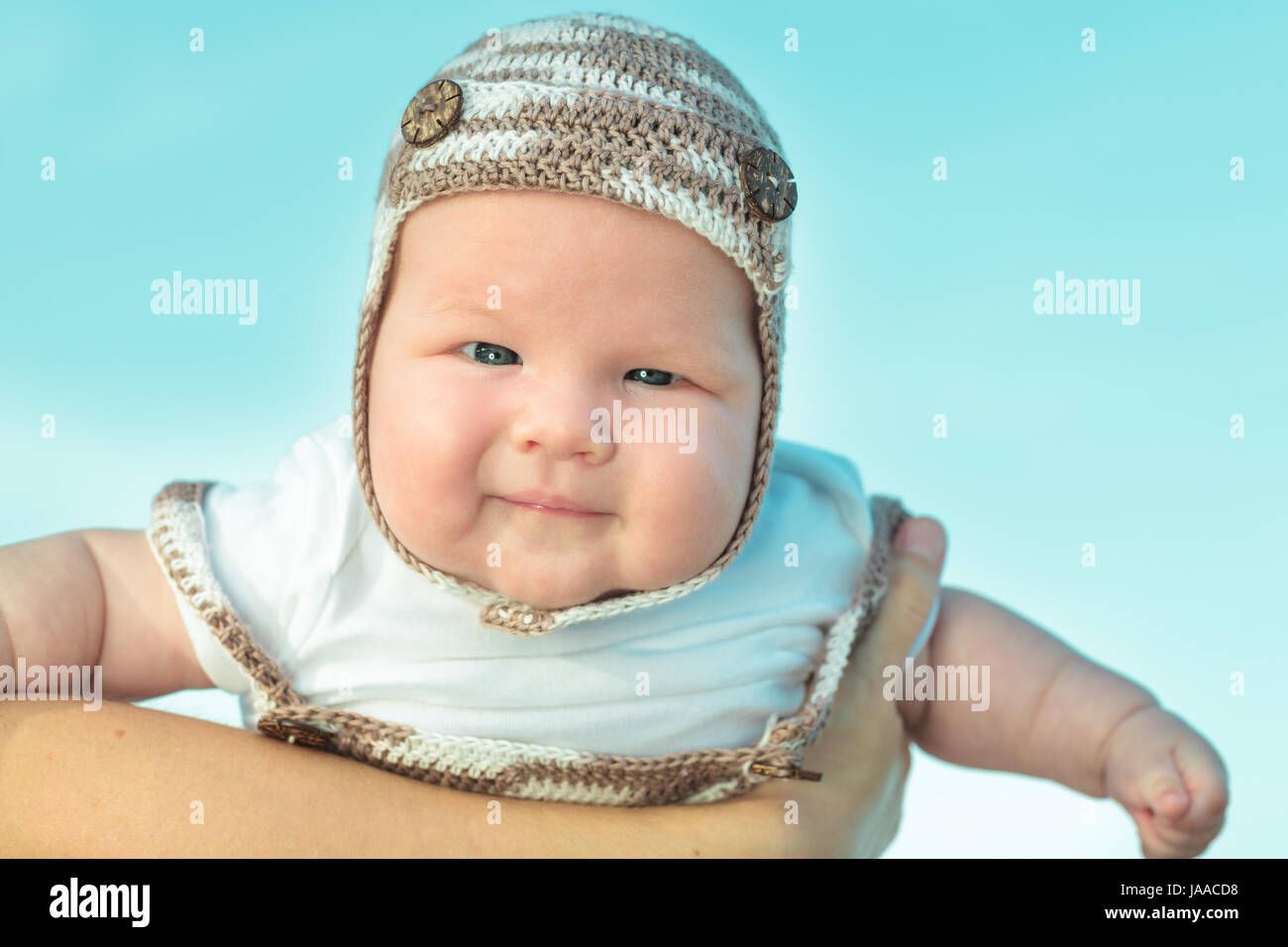 Closeup portrait of an adorable baby Stock Photo - Alamy