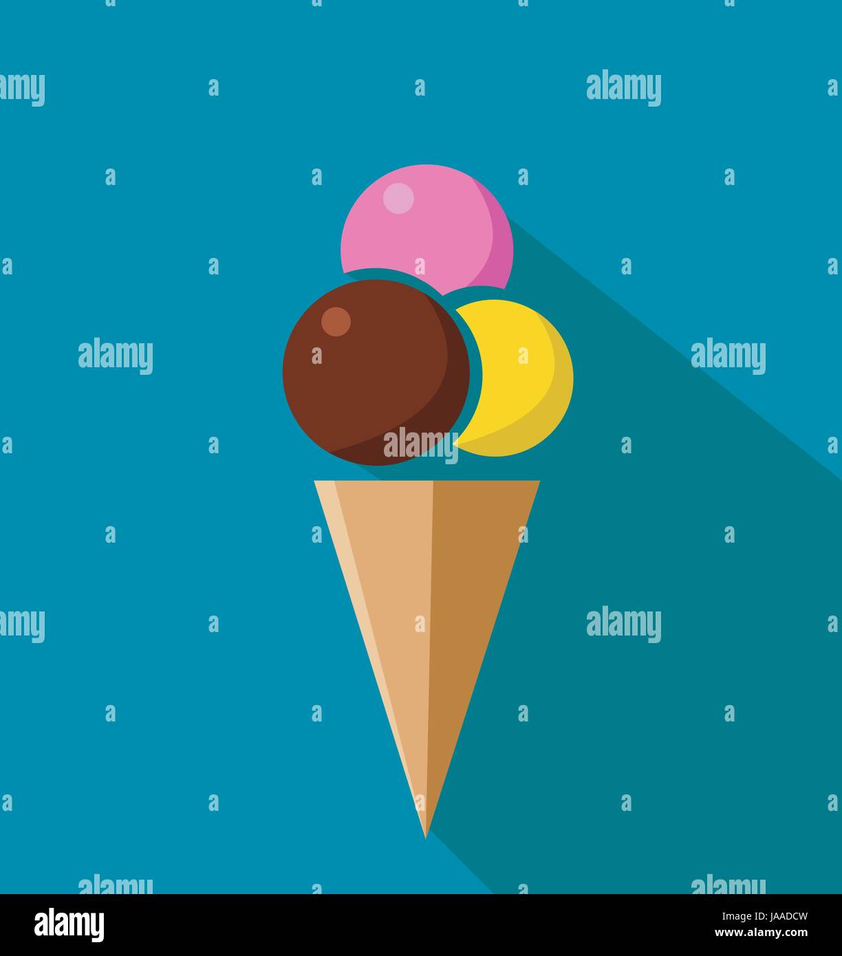 Ice Cream vector illustration Stock Vector Image & Art - Alamy