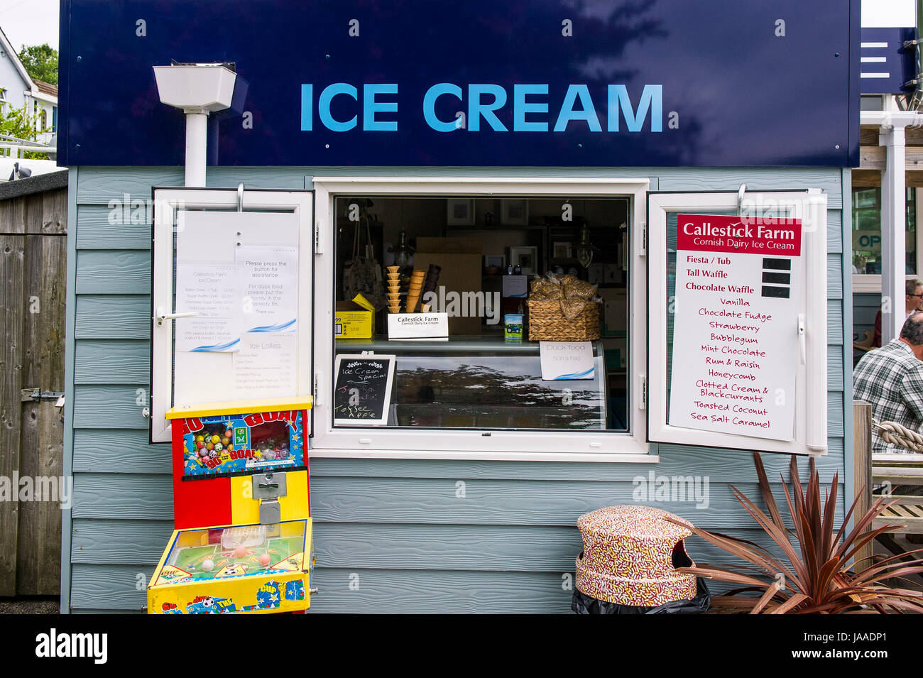 An ice cream kiosk. Stock Photo