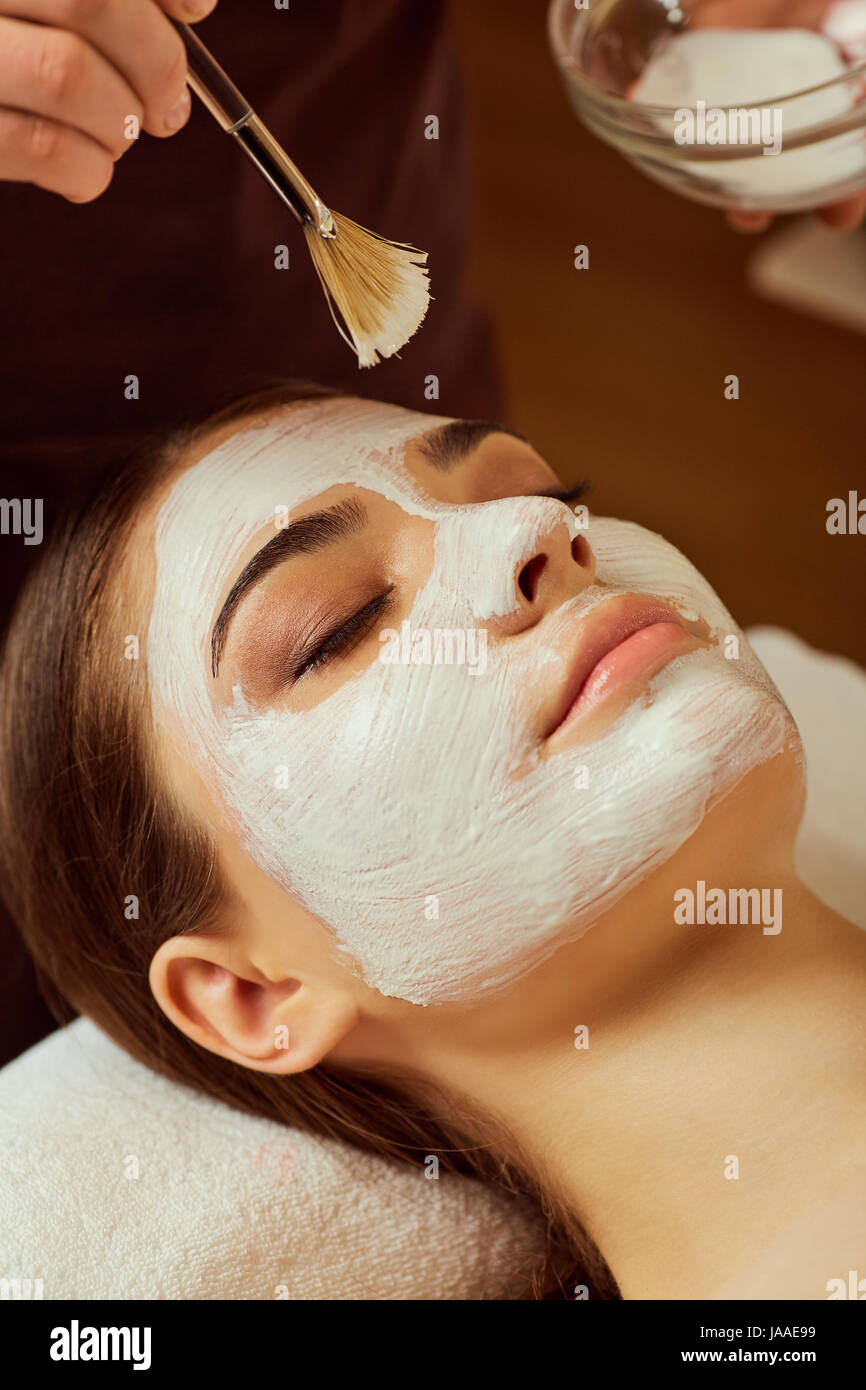 Download Woman Honey Face Mask High Resolution Stock Photography And Images Alamy PSD Mockup Templates