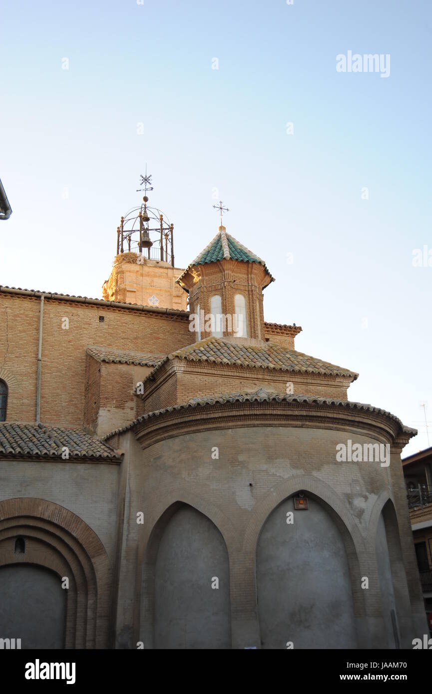 spain - zaragossa - village Stock Photo