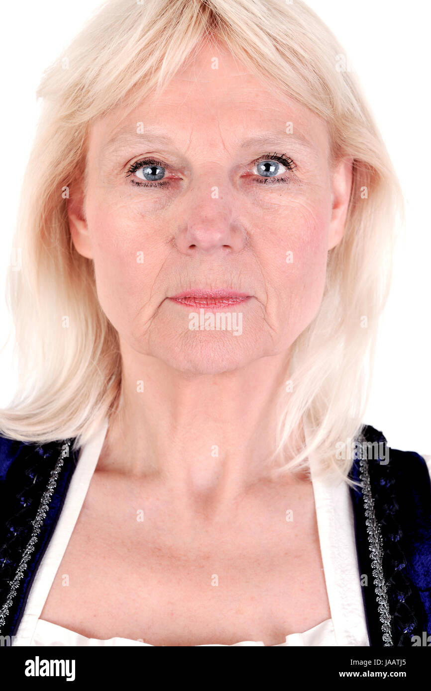 Seniorin Frau Portrait Kopf Gesicht Senior Falten Alt Alte Stock Photo Alamy