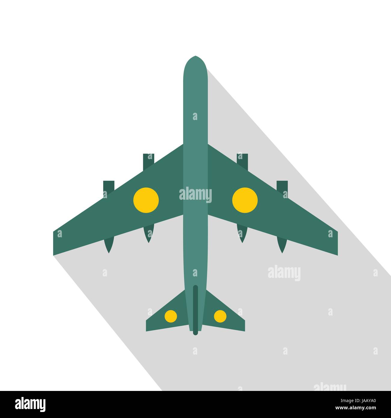 Military fighter aircraft icon, flat style Stock Vector Image & Art - Alamy