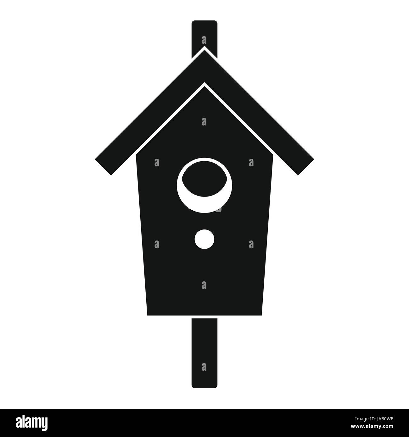 Birdhouse icon, simple style Stock Vector Image & Art Alamy