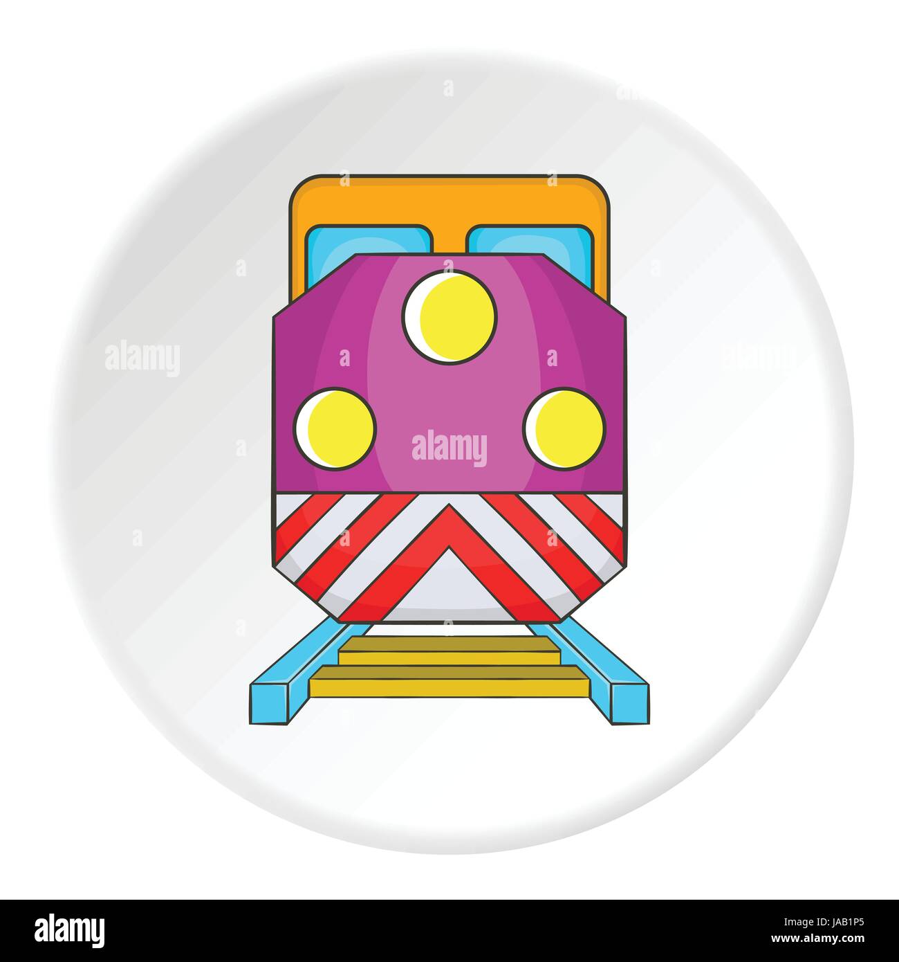 Train icon, flat style Stock Vector Image & Art - Alamy