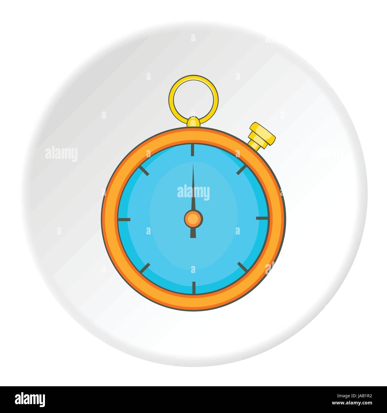 Stopwatch icon, flat style Stock Vector Image & Art - Alamy