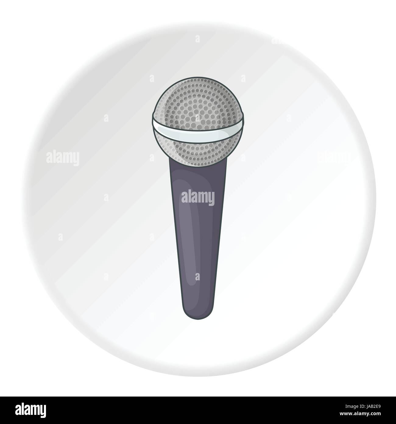 Microphone icon, cartoon style Stock Vector Image & Art Alamy