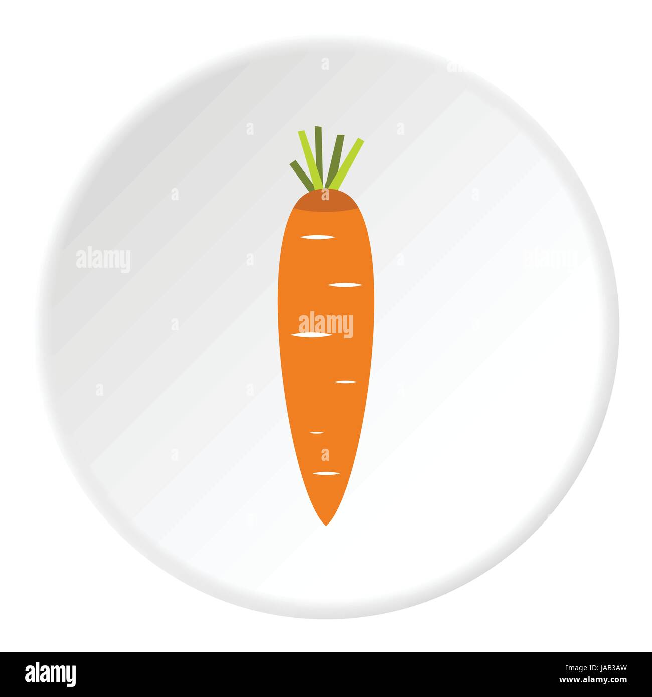 Carrots icon. Flat illustration of carrots vector icon for web Stock Vector
