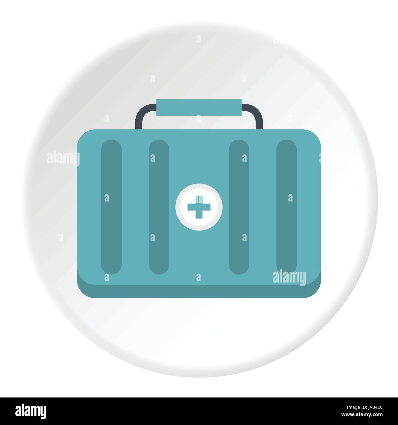 First aid kit icon. Flat illustration of first aid kit vector icon for ...