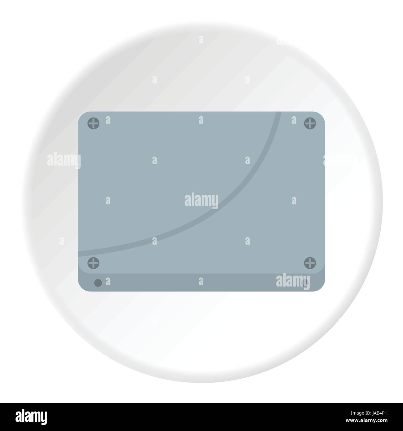 Case computer icon. Flat illustration of case computer vector icon for ...