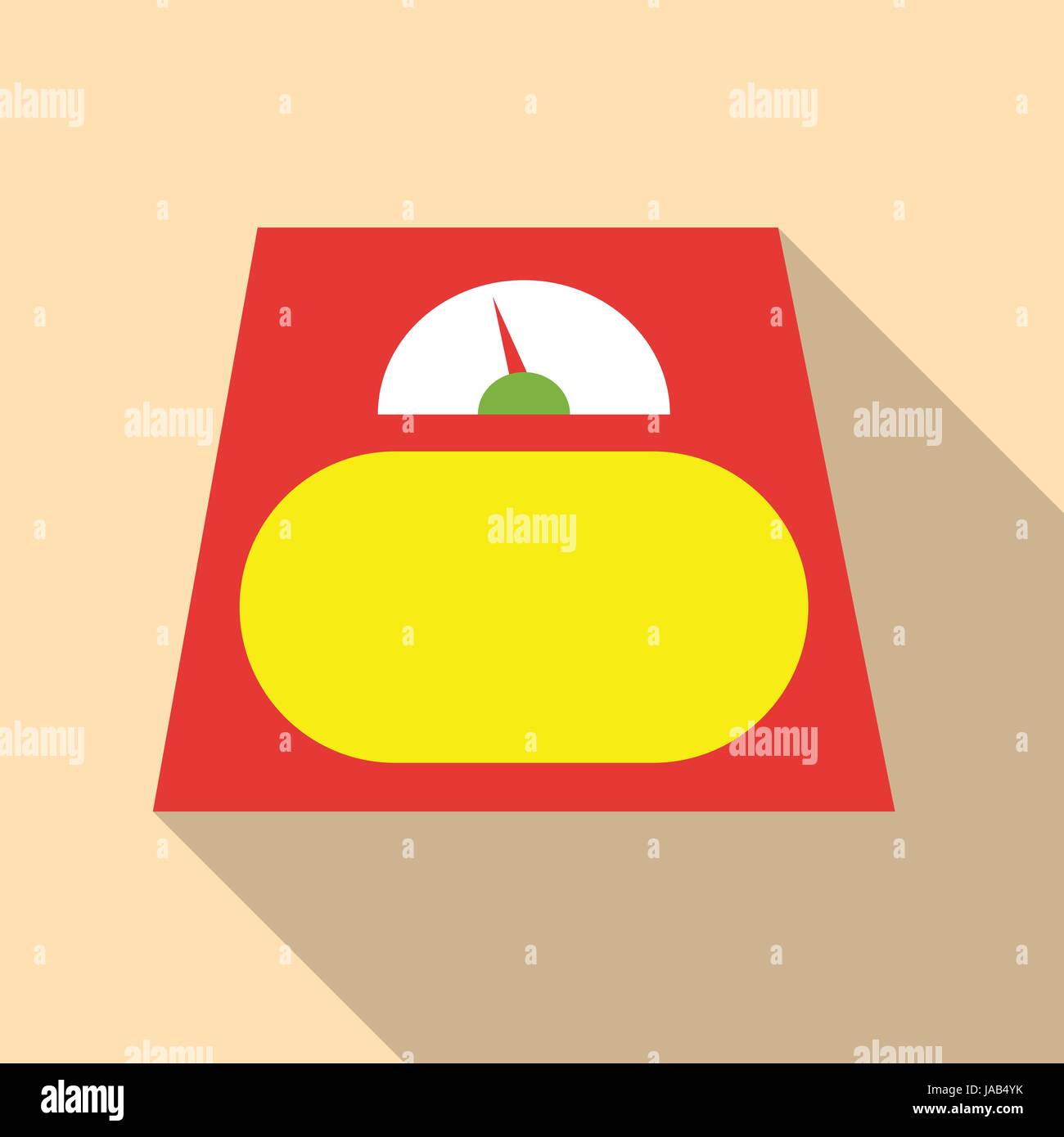 Scale icon. Flat illustration of scale vector icon for web Stock Vector Image & Art Alamy