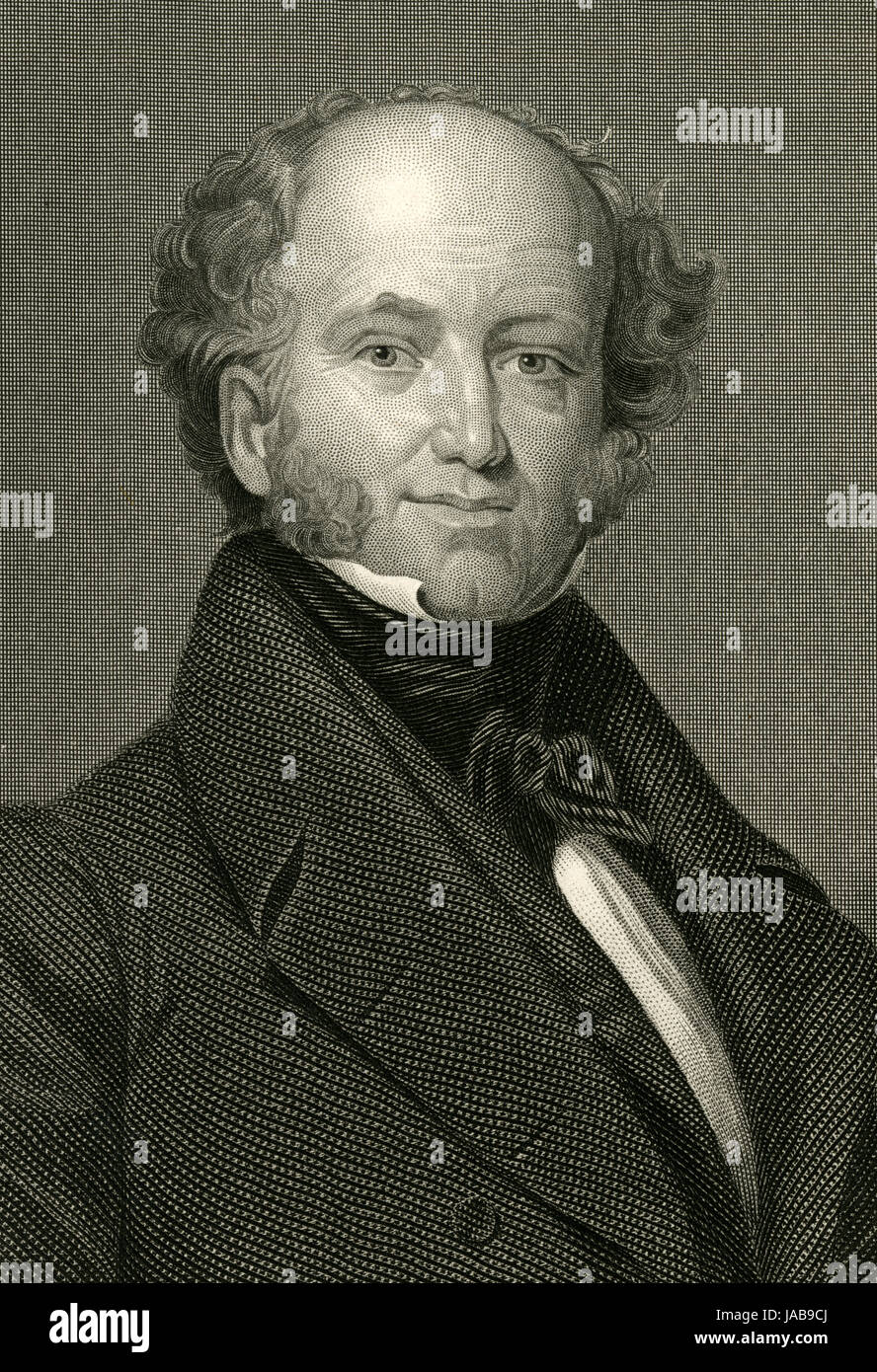 Martin van buren portrait hires stock photography and images Alamy