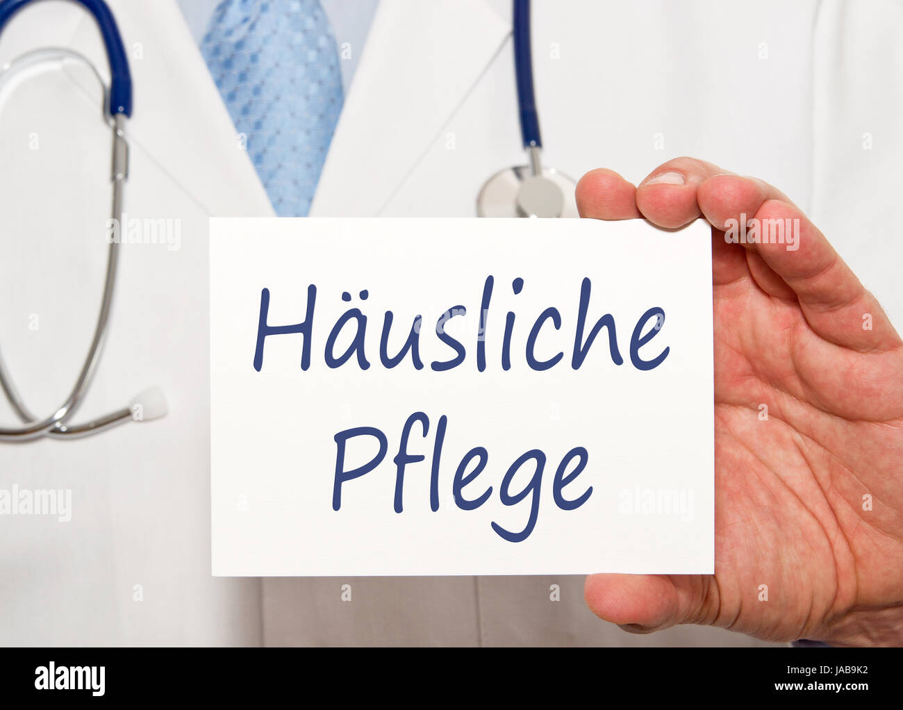 Häusliche Pflege Stock Photo