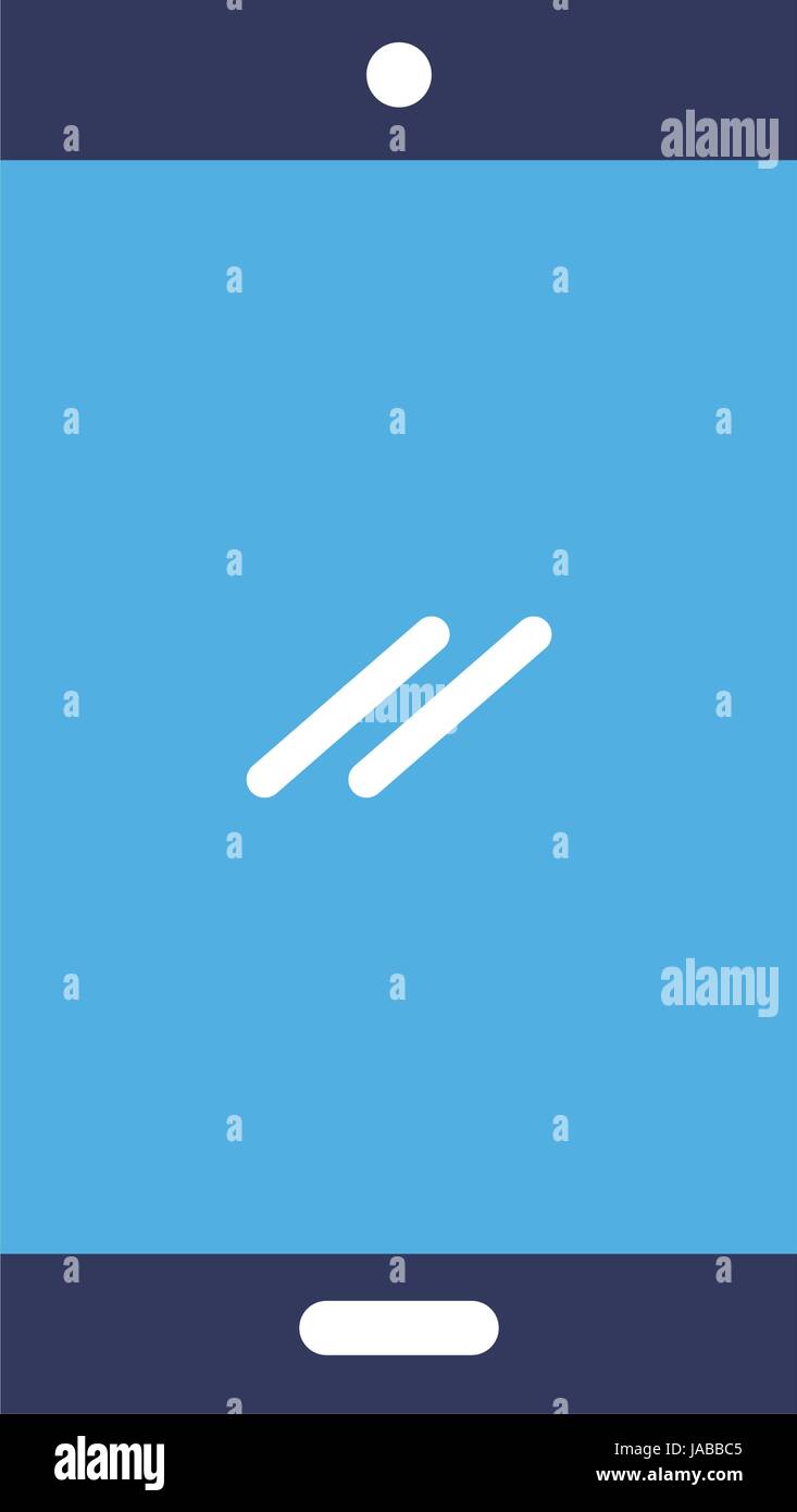 smartphone device isolated icon Stock Vector Image & Art - Alamy