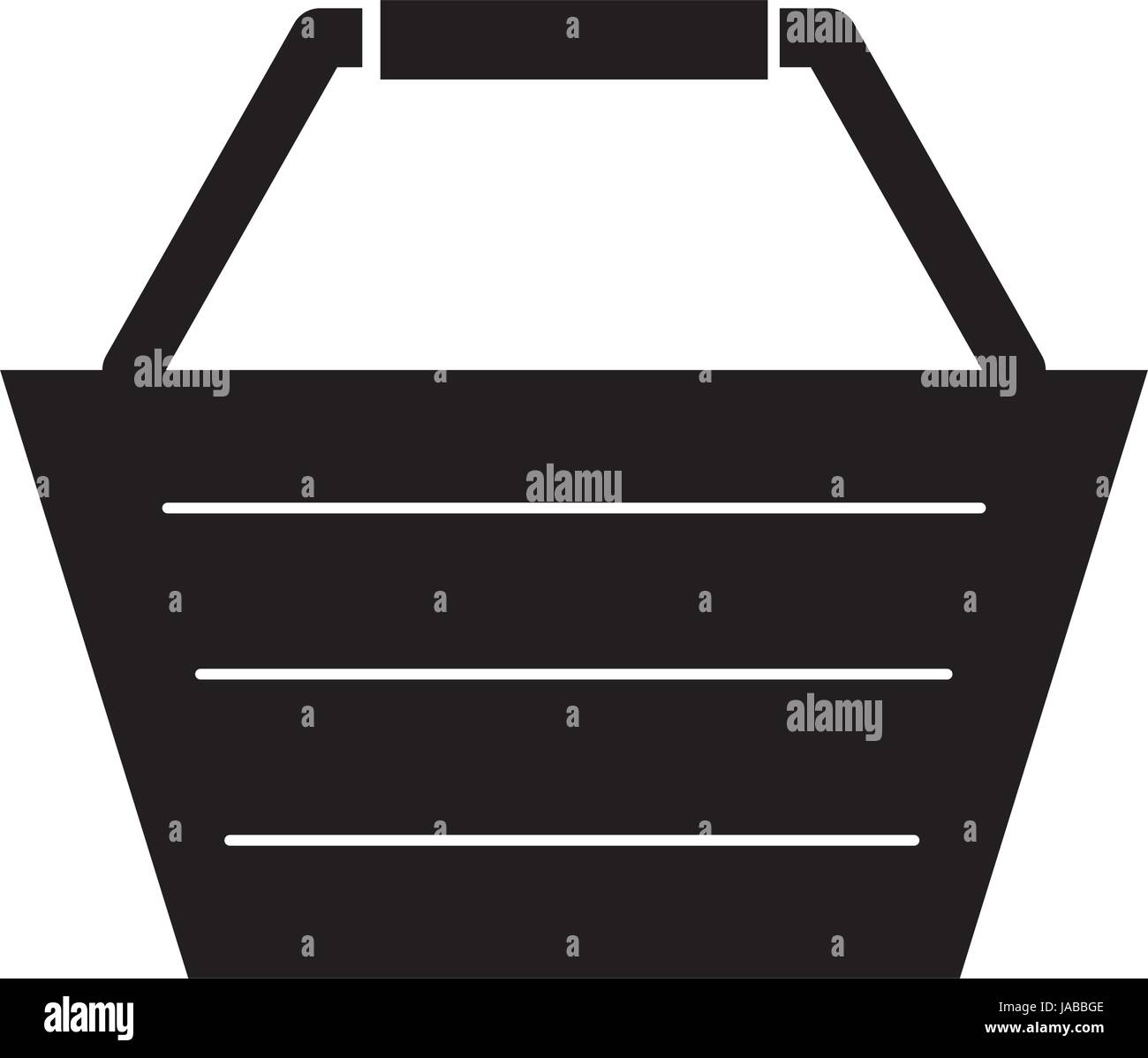 basket shopping isolated icon Stock Vector Image & Art - Alamy