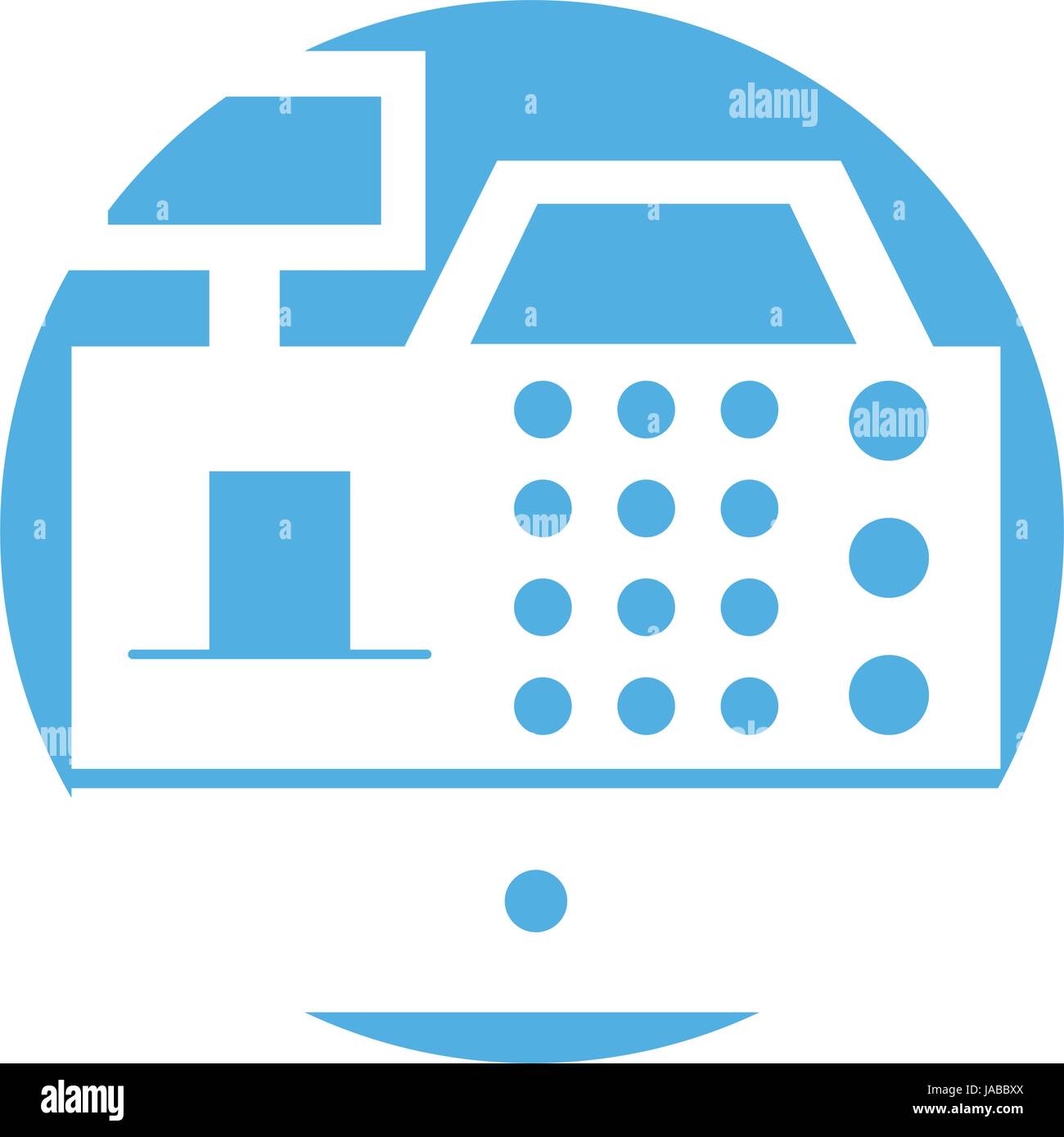 register machine isolated icon Stock Vector Image & Art - Alamy