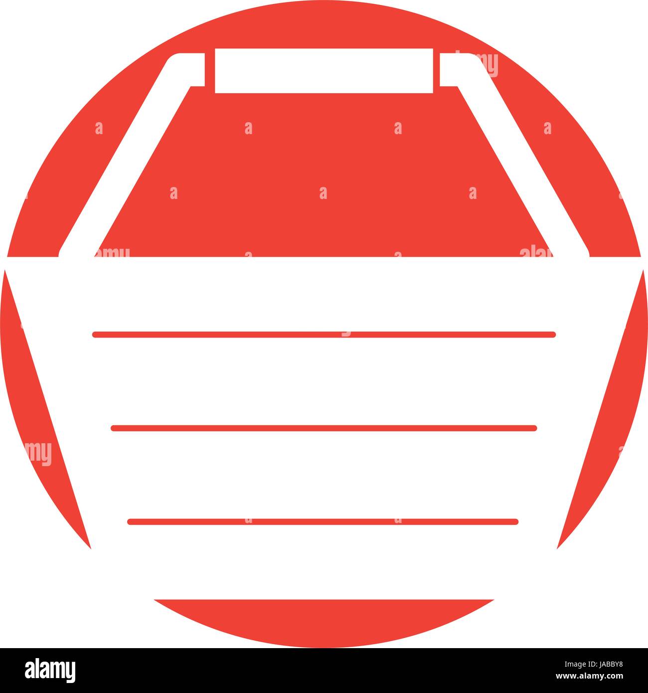 basket shopping isolated icon Stock Vector Image & Art - Alamy