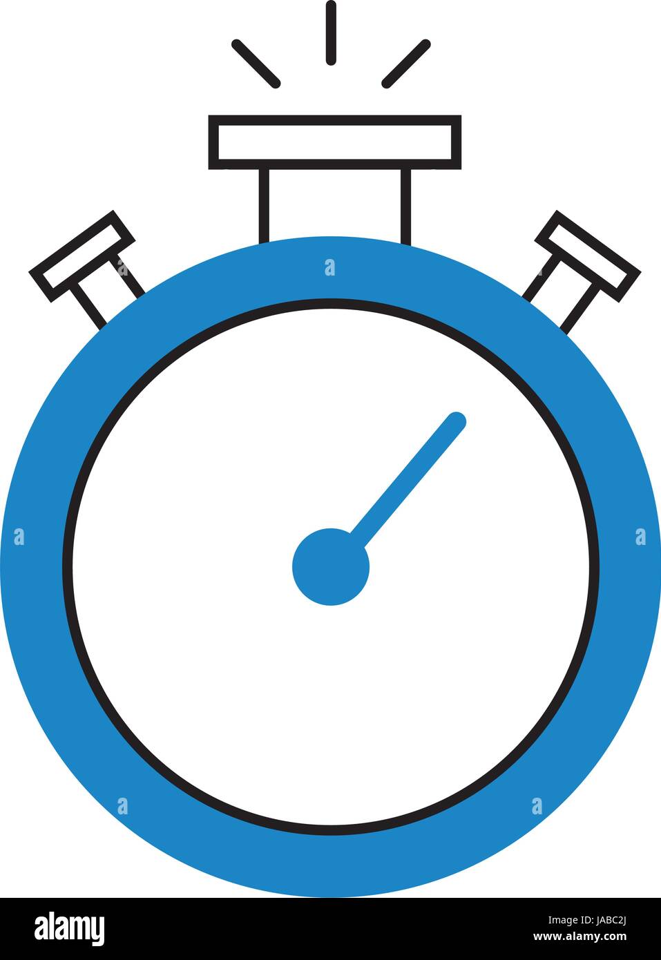chronometer timer isolated icon Stock Vector Image & Art - Alamy