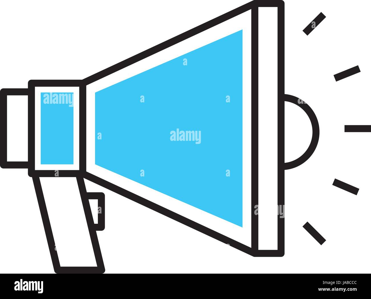 megaphone sound isolated icon Stock Vector Image & Art Alamy