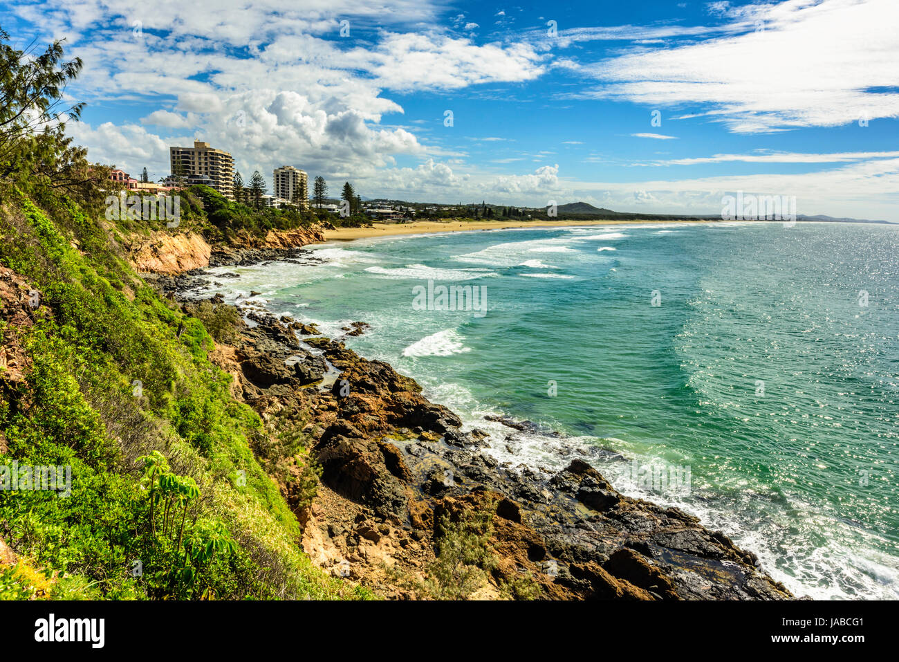 Coolum Beach, QLD Stock Photo